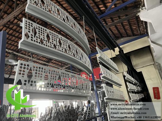 Guter Preis 3 mm Dicke Pulver beschichtet CNC-Schnitt Aluminiumblech für anpassbare Wandverkleidung Designs Online