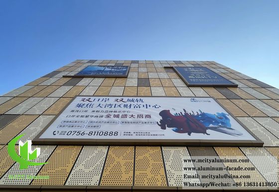 Guter Preis Perforierte Aluminiumplatten für die Verkleidung von Betonfassaden Online