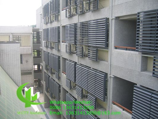 Guter Preis Foshan Aluminium Extrudierte Lamellen Profil Aerofoil Flossen Hunter Douglas System Online