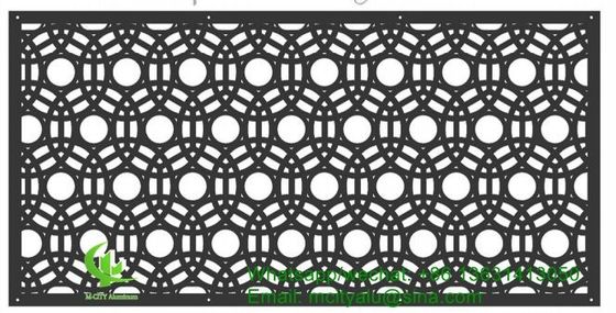 Guter Preis Pulverbeschichtetes Aluminium-Lochblech mit individuellem Design 1000x2000mm für Fassaden und dekorative Sichtschutzwände Online