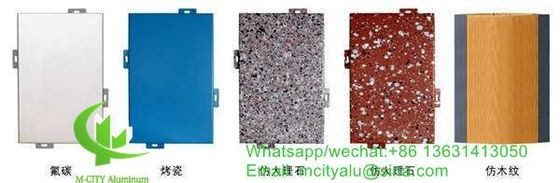 Guter Preis Aluminium-Dekorationsplatte mit PVDF-Finixierung und anpassbaren Mustern für Fassadenvorhang in 1000x2000mm Größe Online