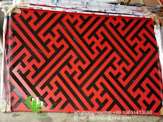 Guter Preis CNC-gefrästes 2,5 mm pulverbeschichtetes perforiertes Aluminiumpaneel für Fassaden und Verkleidungen Online