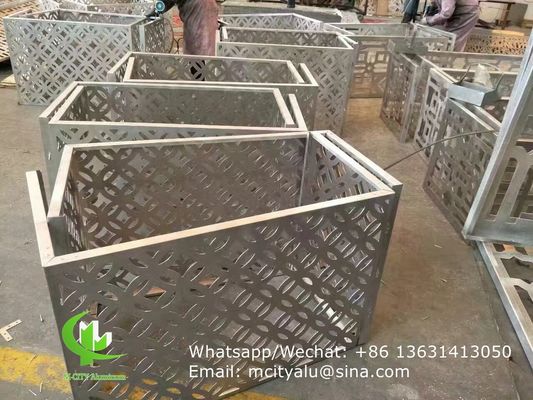 Guter Preis Klimagerät Aluminiumdeckel Metallfassade Verkleidung Biegeblech 2,5 mm Dicke für Vorhangwand Fassade Dekoration Online