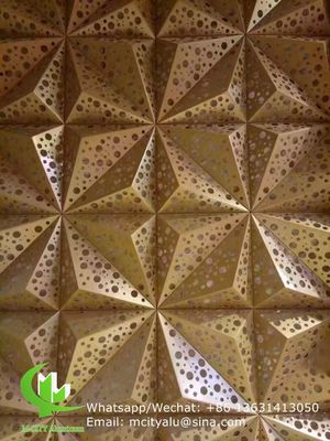 Guter Preis Pulverbeschichtetes Aluminium-Laserschnittpaneel mit individuellen RAL-Farben in 1000x2000mm für dekorative Fassaden Online