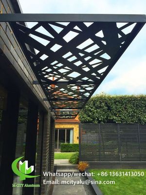 Guter Preis Aluminiumperforierte Platte für Fensterschattierungen mit 3 mm Metallbleche mit Pulverbeschichtung Online