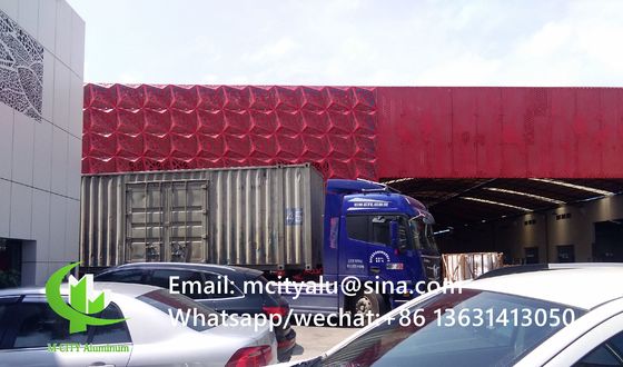 Guter Preis 2.5 mm dickes, pulverbeschichtetes, perforiertes Aluminiumpaneel mit anpassbaren Mustern für Fassadenverkleidungen und Vorhangwände Online