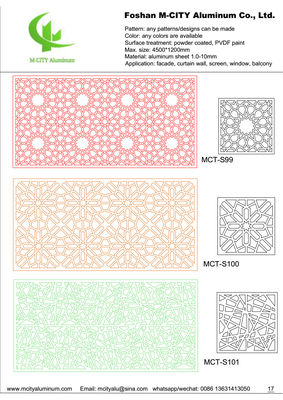 Guter Preis Pulverbeschichtetes Aluminium-Lochblech mit anpassbaren Mustern und 1,5-10 mm Dicke für Fassadenverkleidungen Online