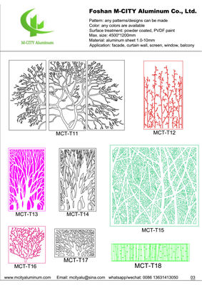Guter Preis Pulverbeschichtetes Aluminium mit individuellen RAL-Farben, CNC-Laserschnittplatte 1000x2000mm für Fassadenverkleidungen Online