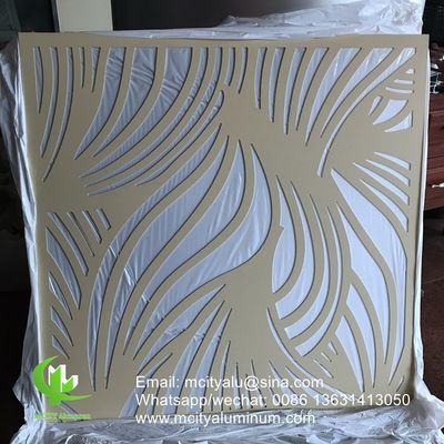 Guter Preis Pulverbeschichtete Aluminium-Fassadenplatte mit CNC-Turm-Punching und benutzerdefinierten RAL-Farben für Gebäudeverkleidungen Online