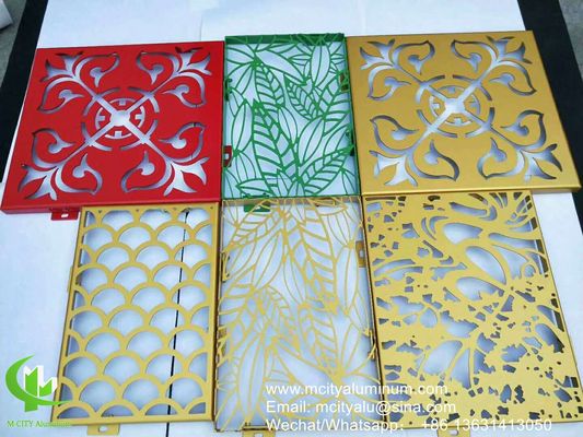 Guter Preis Pulverbeschichtetes perforiertes Aluminiumpaneel mit anpassbaren RAL-Farben und CNC-Stanztechnik für Fassadenverkleidungen Online