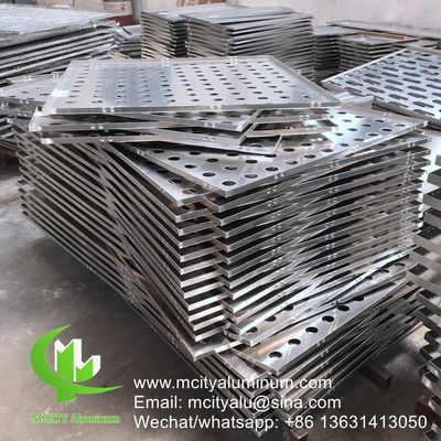 Guter Preis Pulverbeschichtetes perforiertes Aluminiumpaneel mit anpassbaren RAL-Farben und CNC-Stanztechnik für Fassadenverkleidungen Online