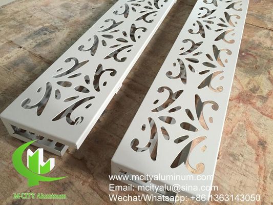 Guter Preis Pulverbeschichtete perforierte Aluminium-Fassadenplatte mit benutzerdefinierten RAL-Farben und CNC-Turm-Punching für architektonische Verkleidungen Online
