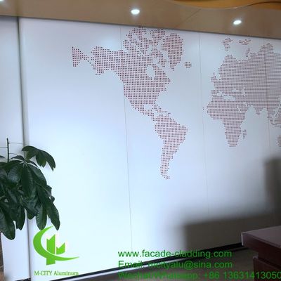 Guter Preis Pulverbeschichtetes Perforiertes Aluminium-Panel mit benutzerdefinierten RAL-Farben für Fassadenverkleidungen in 1000x2000mm Größe Online