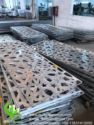 Guter Preis Pulverbeschichtetes perforiertes Aluminiumpaneel für Fassadenverkleidungen mit individuellen RAL-Farben und 1,5-10 mm Dicke Online