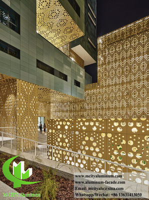 Guter Preis Anpassbare Abmessungen und Farben Aluminiumfassadenbeschichtung für jedes Gebäude Online