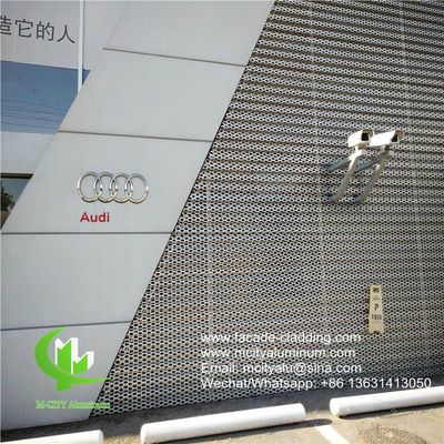 Guter Preis AUDI TERMINAL Fassade Perforierte Wandverkleidung Metall-Aluminiumplatte Online
