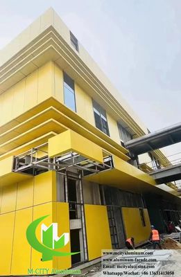 Guter Preis Außenmetallschirm Wandplatten Fassade Verkleidung Dekoration Aluminium Langlebig Online