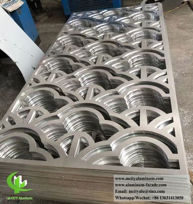 Guter Preis Aluminiumplatten, lasergeschnittene Metallblende für Zaun, Geländer, Fassadenverkleidung Online