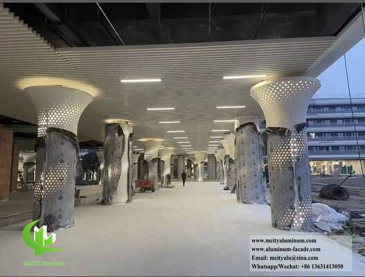 Guter Preis Doppel gekrümmte Aluminiumsäulen für atemberaubende Architekturen Online