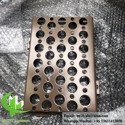 Guter Preis Perforierte Aluminiumfassade für Wandverkleidungen mit Pulverbeschichtung im Außenbereich Online