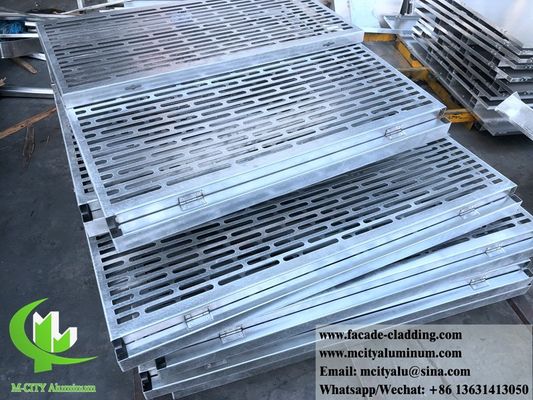 Guter Preis Pulverbeschichtete perforierte Aluminium-Fassadenplatte mit anpassbaren RAL-Farben und 1,5 mm bis 10 mm Dicke Online