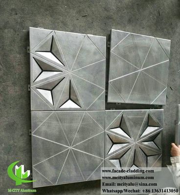 Guter Preis 3D-Design Perforierter Aluminium-Panel mit pulverbeschichteter Oberfläche für Gebäudefassade in 1000x2000mm Standardgröße Online