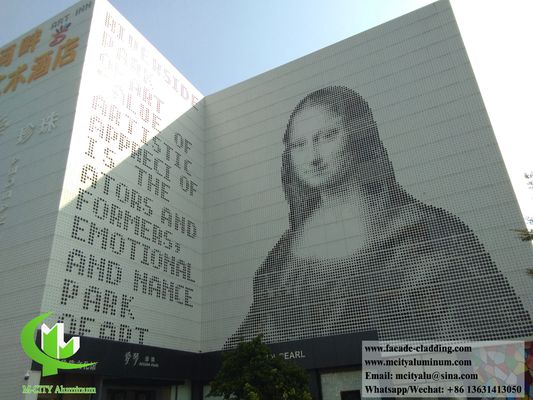 Guter Preis Afrika 3 mm Metallblech-Aluminiumplatten-Pulver-beschichtete Vorhangwand für Fassadenverkleidung Online