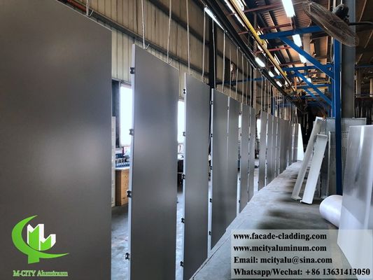 Guter Preis Pulverbeschichtete perforierte Aluminium-Fassadenplatte mit anpassbaren RAL-Farben für Gebäudeverkleidungen Online