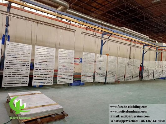 Guter Preis Pulverbeschichtetes, lasergeschnittenes Aluminiumpaneel mit individuellen RAL-Farben und der Größe 1000x2000mm für Fassadenverkleidungen Online