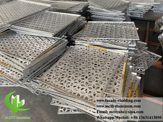 Guter Preis Pulverbeschichtetes dekoratives Aluminiumpaneel mit anpassbaren RAL-Farben und Standardgröße 1000x2000mm für lasergeschnittene Fassadenverkleidungen Online
