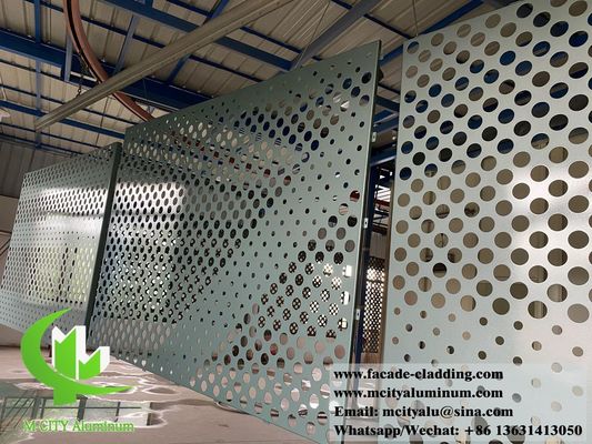 Guter Preis Architektonische Metallperforationen, Aluminiumfassaden, langlebige PVDF-Beschichtung Online