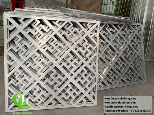 Guter Preis Traditionelles Design in chinesischem Stil Lasergeschnittenes Aluminium-Panel mit pulverbeschichteter Oberfläche in 1000x2000mm Größe für Fassadenverkleidung Online