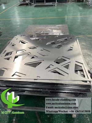 Guter Preis 4mm Stärke Aluminium Sichtschutzpaneel Rostfrei Wasserdicht Dekoratives Laserschnitt Metallfassadenverkleidung Online