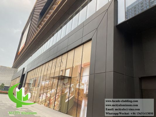Guter Preis Architektonische Metallwandplatte Aluminiumfassaden Verkleidung System Außendekoration feuerfest Online